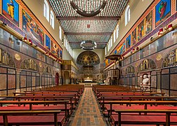 Interior de la iglesia de la Universidad de Newman (Dublín, Irlanda)