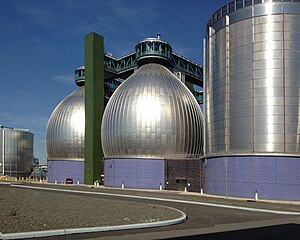 Newtown Creek Wastewater Treatment Plant - digester eggs - Greenpoint, Brooklyn, New York.jpg