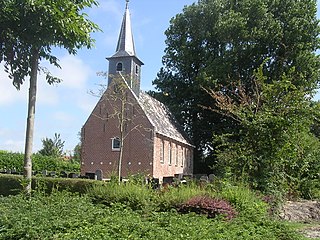 Niawier Village in Friesland, Netherlands