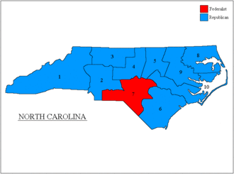 North Carolina's results by district Northcarolina1796.GIF