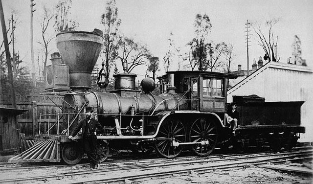 Lady Elgin, Engine No. 1 of the Ontario, Simcoe and Huron Union Railroad.
