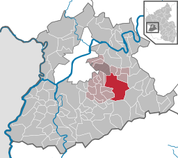 Läget för Osburg i Trier-Saarburg