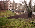 Pankegrünzug: Landschaft im dichtbesiedelten Gebiet von Gesundbrunnen - die Walter-Nicklisch-Promenade