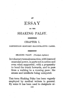 Parkinson, An Essay on the Shaking Palsy (first page).png