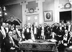 Participants in the Bucharest Peace Treaty negotiations, 1913.jpg