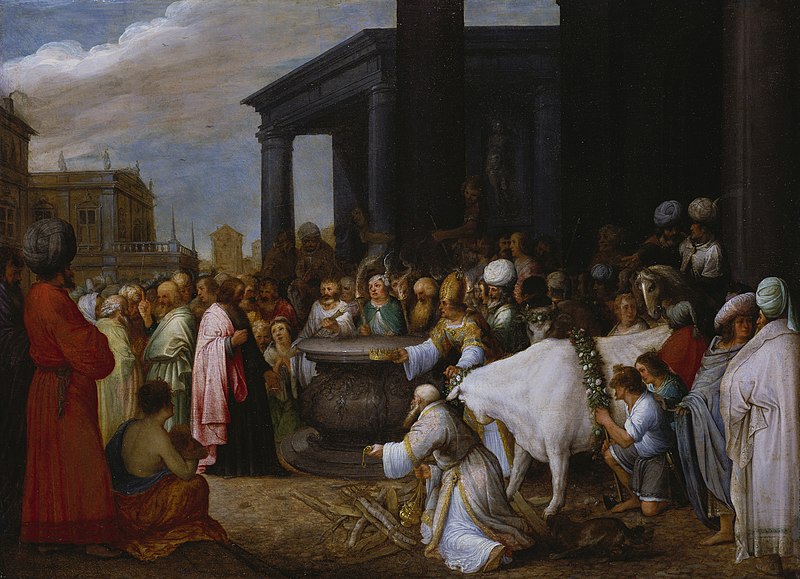 File:Paul and Barnabas at Lystra Adriaen van Stalbemt.jpeg