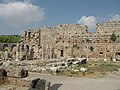 Palaestra in front of the Roman baths