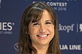 English: Petra Mede at a press conference during the Eurovision Song Contest 2016. (Help translate this text)