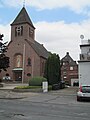 Catholic parish church Herz-Jesu + rectory