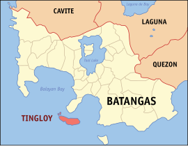 Tingloy na Batangas Coordenadas : 13°39'N, 120°52'E