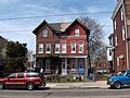 West Girard Avenue, Fairmount, Philadelphia, PA 19130, looking north, 3000 block houses