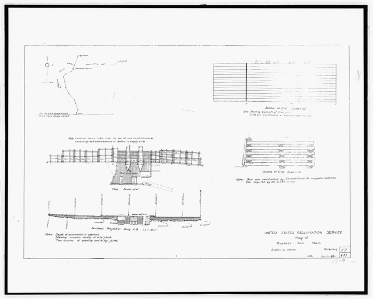 File:Photocopy of construction drawing, U.S. Reclamation Service, 4 October 1907 (original print located at U.S. Bureau of Reclamation Upper Columbia Area Office, Yakima, Washington). "MAP HAER WA-79-E-28.tif