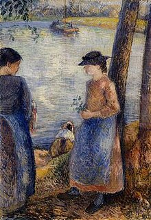 Pissarro - by-the-water-1881.jpg