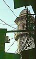 Peshawar: Mahabbat-Khan-Mosche, Minarett und Kabelknoten