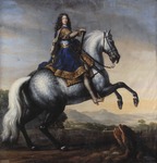 Ryttarporträtt på Karl XI.