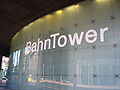 writing "BahnTower"