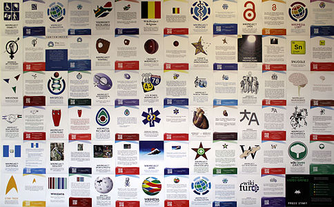 Project leaflets for Wikimania 2014.jpg