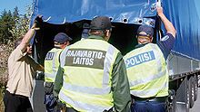 The Finnish police, customs and border guard working together in 2006. Prt-yhteistyo.jpg