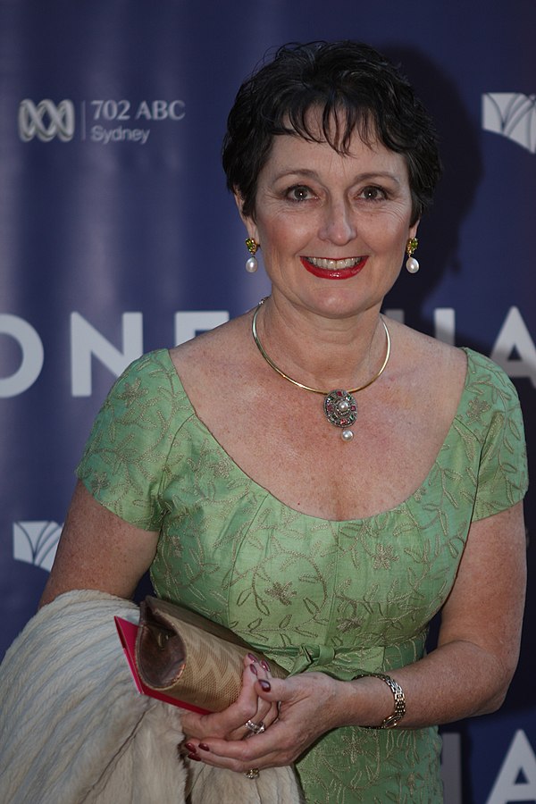 Goward attending an opera function in Sydney (2012)
