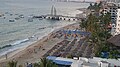 View from Blue Chairs Resort by the Sea, Los Muerto Pier