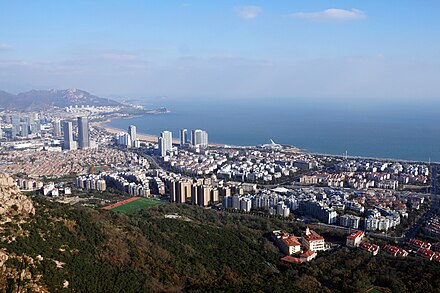 View from Fushan mountain