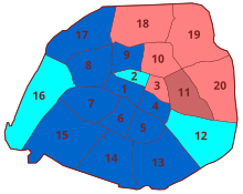 Résultats des élections municipales à Paris en 1995.svg