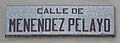 Menéndez y Pelayo Calle