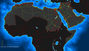 Rail Lines in the Arab League Rail Lines - Arab League.PNG