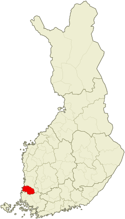 Localisation de la sous-région de Rauma