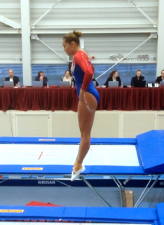 Rea Lenders Dutch trampoline gymnast