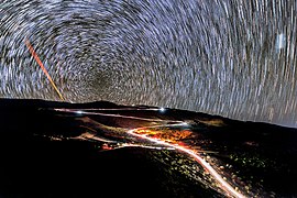 A winding road leads to Gemini North, one half of the international Gemini Observatory[29]