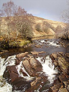 River Cassley river in Scotland