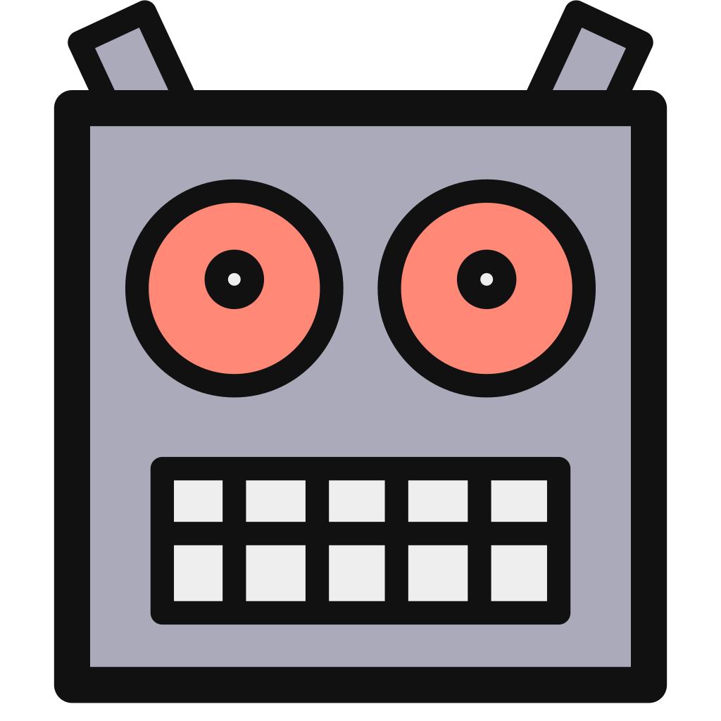 File Robot Icon Svg Wikimedia Commons