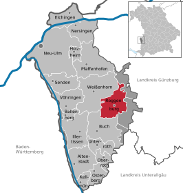 Kaart van Roggenburg