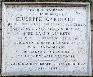 Giuseppe Garibaldi: Biografia, Cronologia, Personalitat