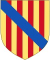 Royal Coat and Shield of Majorca c.1276-14th Century.svg