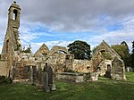 Gladsmuir Old Parish Church With Graveyard Walls