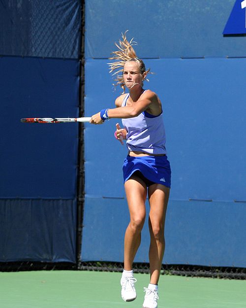 Rus playing in the 2009 US Open