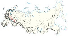 ﻿O M7 na rede de estradas principais da Rússia