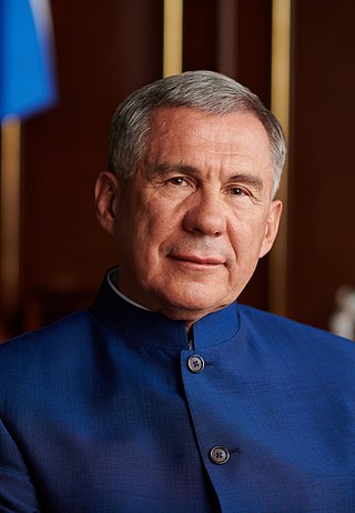 <span class="mw-page-title-main">Rustam Minnikhanov</span> President of Tatarstan since 2010 (born 1957)