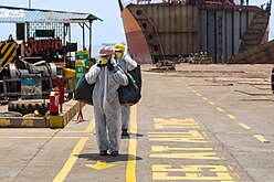 Safe removal of Hazardous material in Ship Recycling yard in India