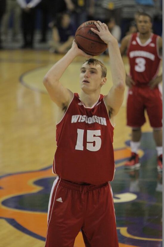 Dekker with Wisconsin in 2012