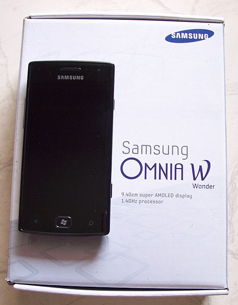 File:Samsung Omnia W Model no.GT-I8350.jpg