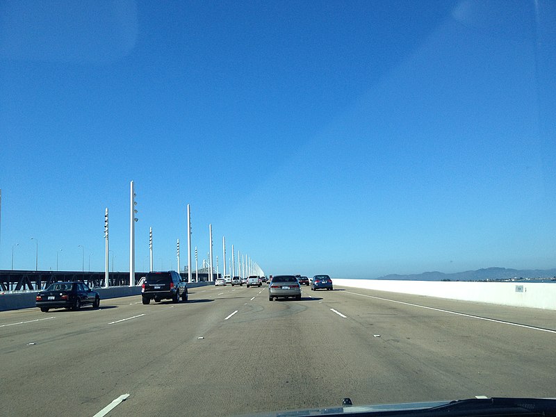 File:San Francisco Bay Bridge - the new bridge - from Oakland to San Francisco - panoramio.jpg