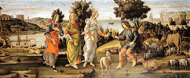 Sandro Botticelli - Il Giudizio di Paride