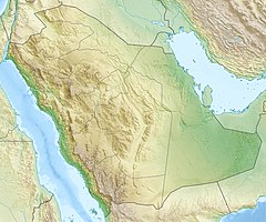مدينة الدمام على خريطة المملكة العربية السعودية