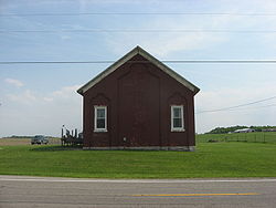 Former school west of Waynesfield