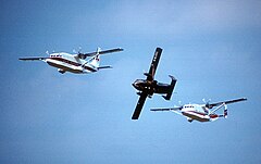 Short 360, Skyvan and 330 at Farnborough 1982