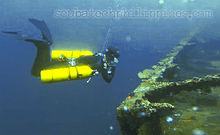 A recreational sidemount diver with 2 cylinders Sidemount-diving course-subic-philippines.jpg