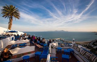 Sidi Bou Said Suburb in Tunis Governorate, Tunisia